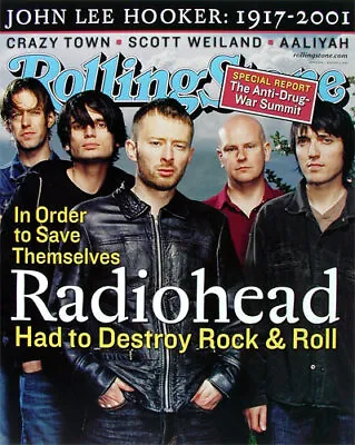 $39.99 • Buy Rare Original Radiohead Rolling Stone Magazine Cover 2001 Promo Poster