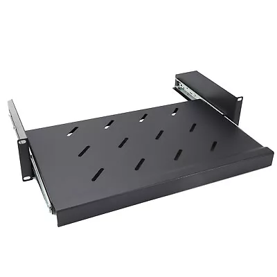 Sliding Shelf Tray 2U Rack Mount For Keyboards For 19 Inch Data Cabinet 270mm • £32.54