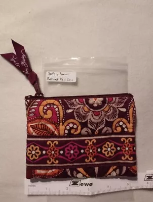 Vera Bradley COIN PURSE Retired Fall 2011 Safari Sunset Zippered • $9.99