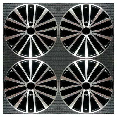 Set 2011 2013 2015 Volkswagen VW Jetta OEM 17 Machined Black Wheels Rims 69910 • $828