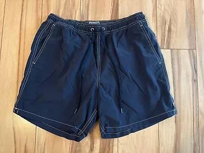 J Crew Men’s Mesh Lined Blue Swim Trunks Size Medium 5.5” Inseam • $5