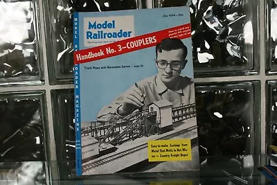 Model Railroader Magazine July 1954 - How To Install Any Coupler • $8.99