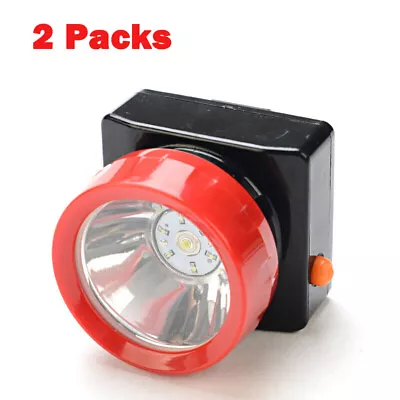 2x LED Headlamp Headlight Flashlight Light For Miner Mining Hunting Camping • $48.99