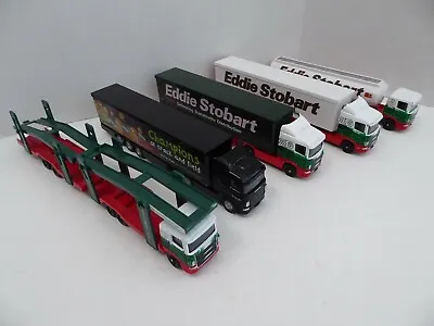 Lot Of 5 Corgi Eddie Stobart LTD Die-cast Semi Truck & Trailer • $67.99