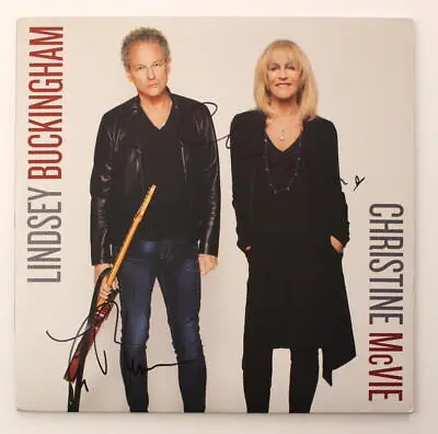 Christine Mcvie & Lindsey Buckingham Signed Autograph Album Record Fleetwood Mac • $1999.95