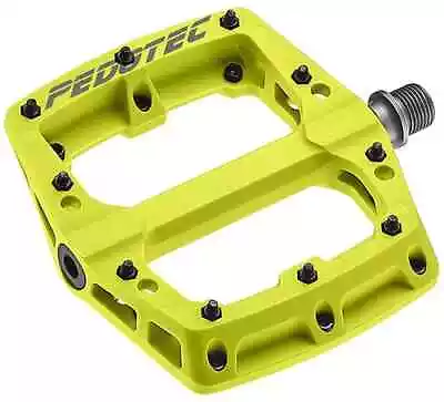 PT THUNDER MOUNTAIN BIKE PLATFORM PEDAL SEALED BEARING LIME Same As MKS Gauss • $23.78