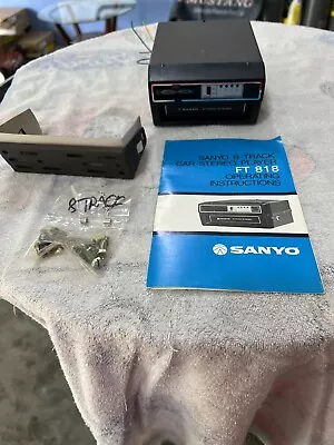Sanyo FT 818 Vintage 8 Track Player Car Stereo Never Installed • $120