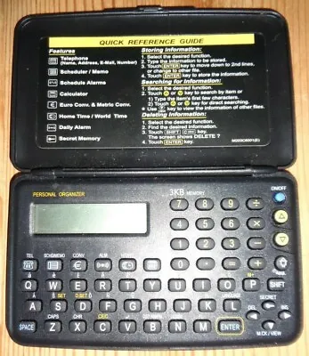 £5.99 • Buy Vintage 3KB Electronic Personal Organiser Converter Calculator Fully Working