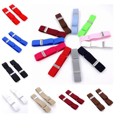 1 Pair Men Shirt Sleeve Garter Arm Band Adjustable Armband Hold Up Bartender • £4.55