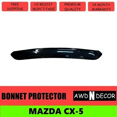 Bonnet Protector For Mazda CX-5 KE 12-16 Black Guard Against Stone Chips • $89.99