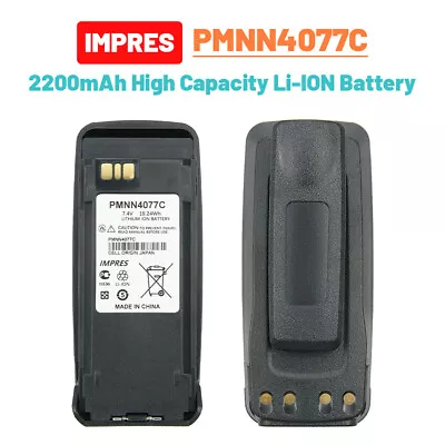 2PC PMNN4077C IMPRES Battery For Motorola DR3000 DP3400 DGP6150+ MTR2000 Radios • $76.99