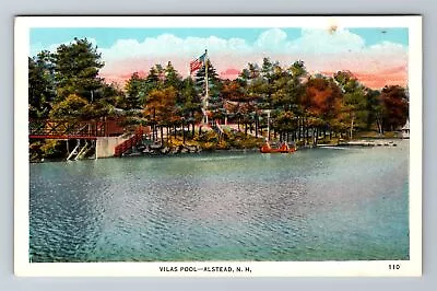 Alstead NH-New Hampshire Vilas Pool Antique Vintage Souvenir Postcard • $7.99