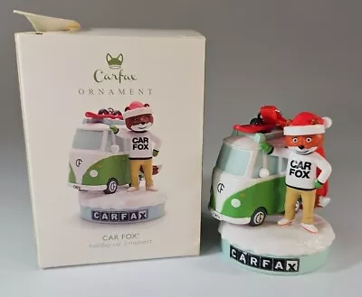 CarFax Promotional Car Fox Christmas Holiday Ornament - VW Bus Volkswagen • $19.95