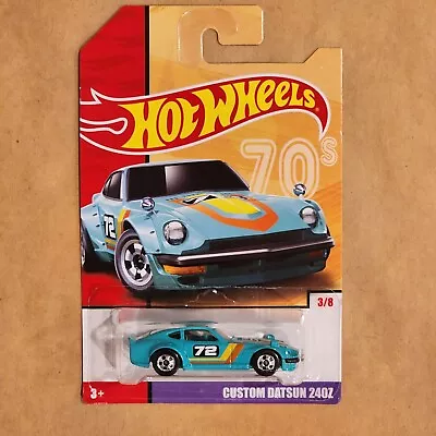 Hot Wheels Custom Datsun 240Z 2019 TARGET EXCLUSIVE THROWBACK TEAL • $4.99