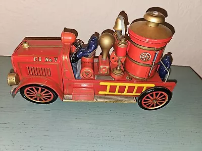 Vintage Tin Toy Firetruck-Modern Toys Japan • $50