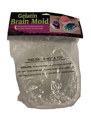 Halloween Gelatin Brain Mold Translucent Plastic Mold-New-Great Condition • $12.47