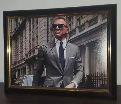 Daniel Craig - Hand Signed - With Coa  - James Bond Framed 8x10 Photo Original • £99.16