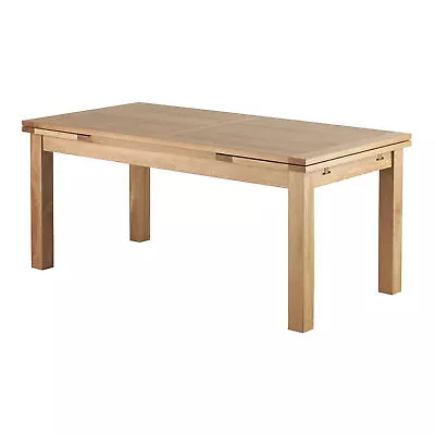 Oak Furnitureland Dorset Solid Oak 8-10 Seat Extending Dining Table RRP £779.99 • £623.99