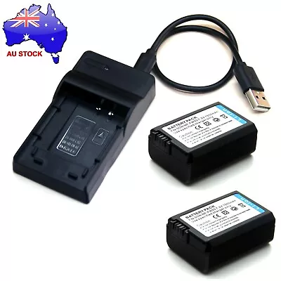 $20.98 • Buy Battery / USB Charger For Sony Alpha A3000 A5000 A5100 A6000 A6100 A6300 A6400 
