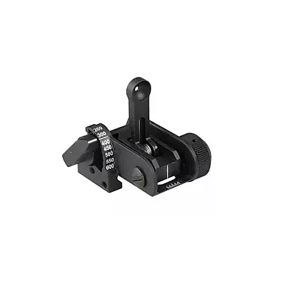 Mil-Spec / Military Grade Black Iron Rear Back-Up Flip Up Sight BUIS 200-600M • $135