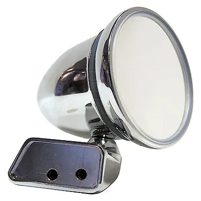 Mountney Chrome Bullet Mirror Right (CMFM-R) With Door Mounting Fits Austin Mini • $41.85