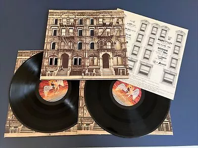 LED ZEPPELIN - Physical Graffiti With Insert Vintage LP Vinyl VG+/VG+ • $59.99