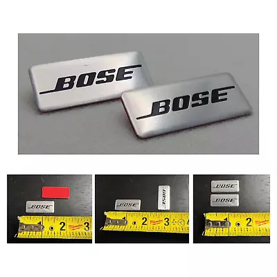 2 X Emblem Speaker Badge Decal Replacement Fits Bose Speaker 3D Car Audio Badge • $10.95