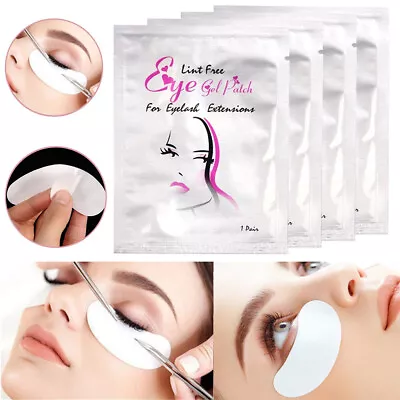 £9.99 • Buy Under Eye Gel Pads For Eyelash Extensions Lint Free Patches Salon Make Up Tools