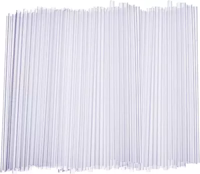  Clear Disposable Plastic Drinking Straws - 7.75  High [250 Count] • $11.51