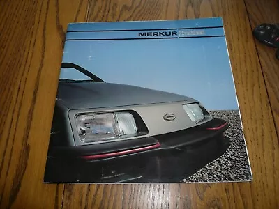 1985 Merkur XR4Ti Imported From Germany For Ford Sales Brochure  • $8.99