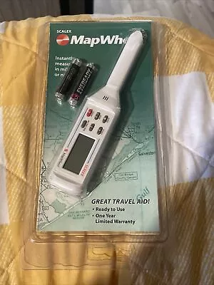 NEW Scalex Mapwheel Travel Measure Distance Guide Miles Kilometers Nautical • $42