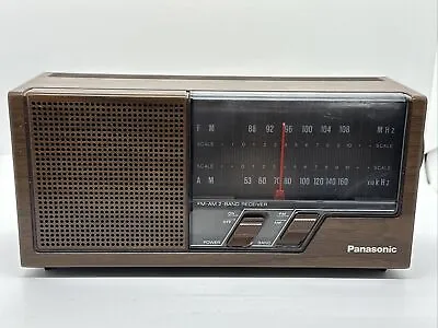 Vintage Panasonic FM-AM 2 Band Receiver Model RE-6266  Working  • $29.93