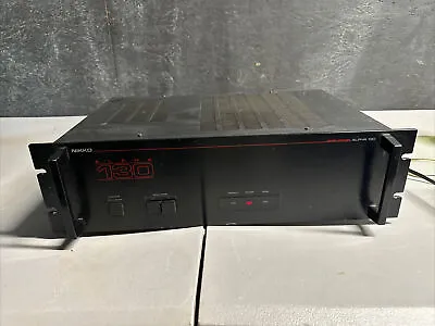 Vintage Nikko Alpha 130 Stereo Power Amplifier Working Tested • $275