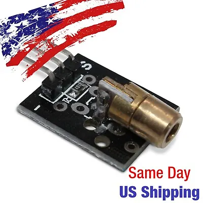 $5.49 • Buy Laser Emitter Diode Module 650nm Red Arduino AVR PIC Dot 5V USA SHIP TODAY!