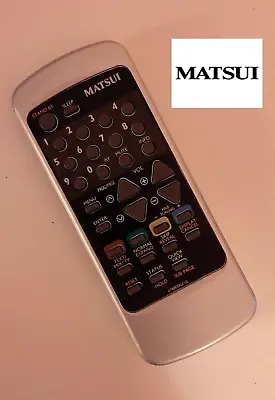 Matsui TV Remote Control RC 076R0DG210 Silver - Tested VGC • £7.15