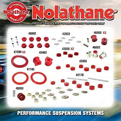 Rear Nolathane Suspension Bush Kit For FORD FALCON XE XF Coil Spring Rear Sedan • $559.75