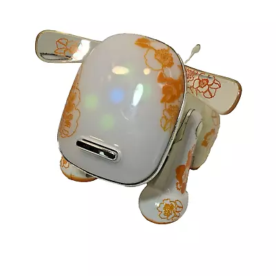 Hasbro Sega 2007 Interactive IDog Amp'd Robot Dog White Orange Tested WORKING • $47.70