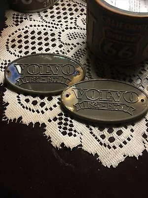 1977 Volvo 244 Brass Fender Badges • $60