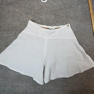 Vince Shorts Womens 10 White Skort Linen Blend • $23.09