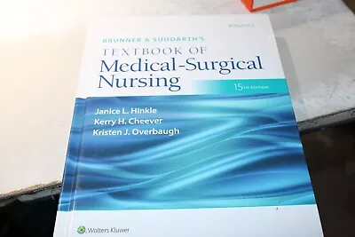 Brunner And Suddarth's Textbook Of Medical-Surgical Nursing Volume 2 ONLY • $53