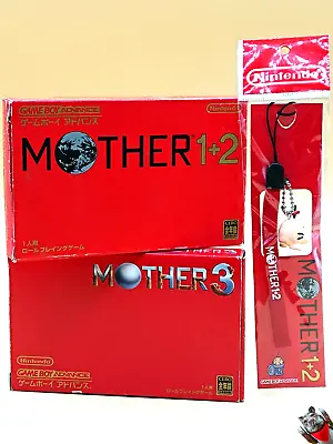 Mother 1+2 Mother 3 W/box Manual Gameboy Advance Lot 2 Set GBA Japan Import JP • $188