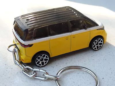 Hot Wheels Volkswagen VW Buzz EV Kombi Keychain Keyring • $11.97