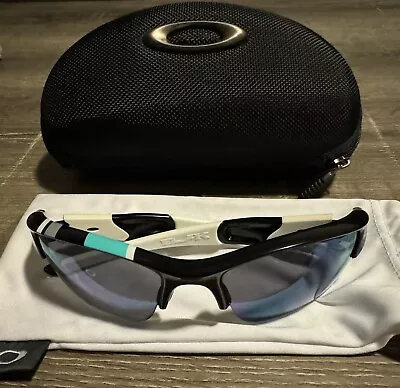 Oakley Flak Jacket XLJ Men's Sunglasses - Black/Jade Iridium • $100