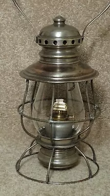 S.b. Underwood Open Frame Conductor Railroad Lantern W/clear Globe (2) • $375