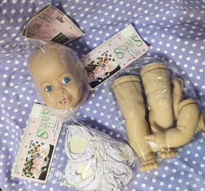 Vintage Syndee’s Crafts Medium Vinyl Doll Kit • $35.99