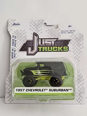 Jada Just Trucks 57 Chevrolet Suburban Black Wave 18 • $6.29