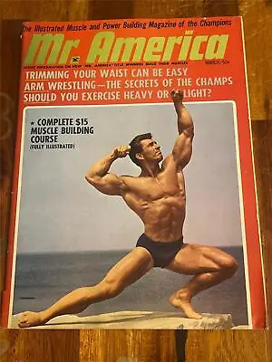 MR AMERICA Bodybuilding Muscle Magazine BOB GAJDA 3-67 • $12.50