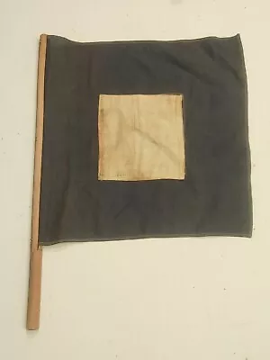 Vintage International Code Signal Linen Flag WWII Navy US Naval Ship Nautical P • $49.99