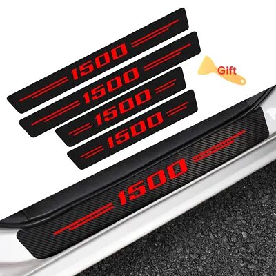 4x For Ram 1500 Truck Cab Accessories Door Sill Step Plate Scuff Cover Protector • $10.54
