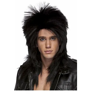Adult Men's Women's 80's Spiky Heavy Metal Rock Hesher Motley Crue Costume Wig • $16.49